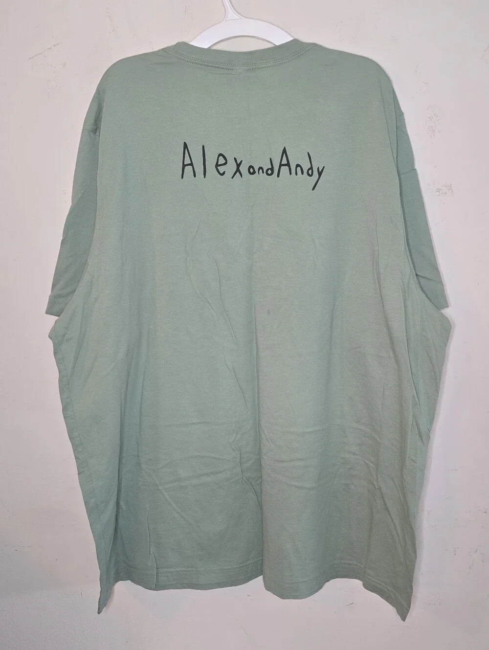 Alex and Andy Graphic Tee Unisex Size 3XL Green Mental Health Quote Cotton